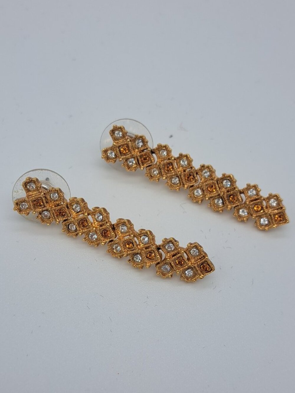 Jackie Kennedy, Camrose & Kross Gold Lattice Earrings